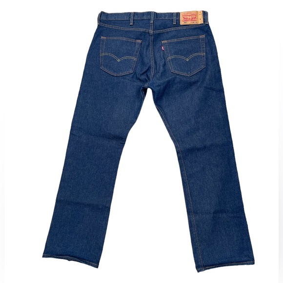 Levi's Jeans Levis 5 Mens Dark Wash Button Up Jeans Denim Pants 38